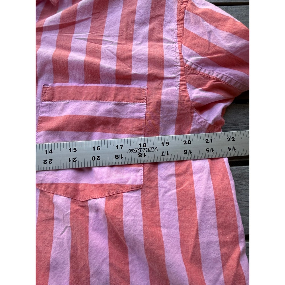 Madewell Pink Striped Button-Down Shirt - Picture 4 of 5